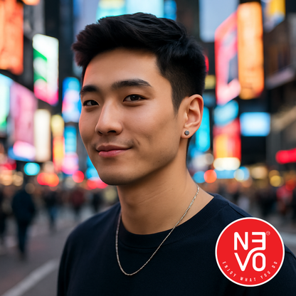 N3VO Noir Magnetic Studs