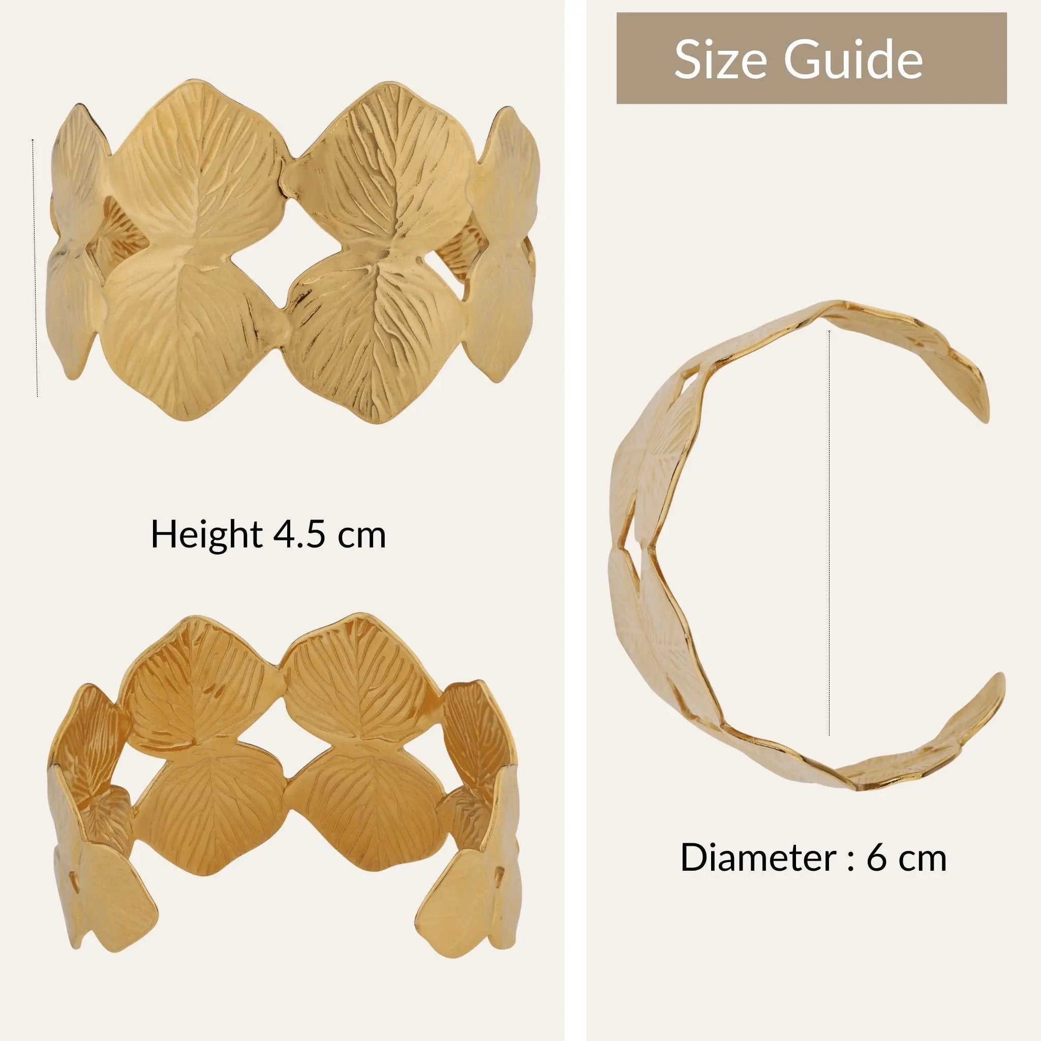 Cassia Leaf Bangle N3VO