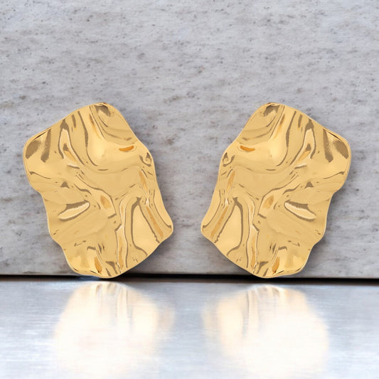 Luminara Flow Stud Earrings