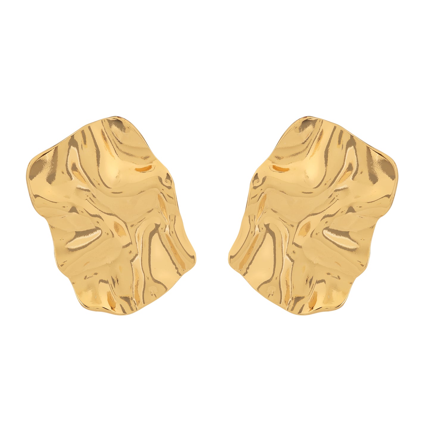 N3VO Luminara Flow Stud Earrings