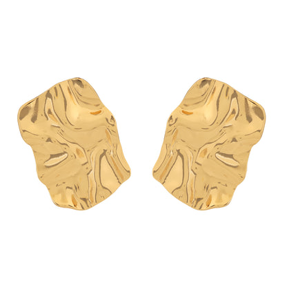 N3VO Luminara Flow Stud Earrings