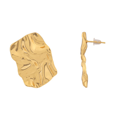 N3VO Luminara Flow Stud Earrings