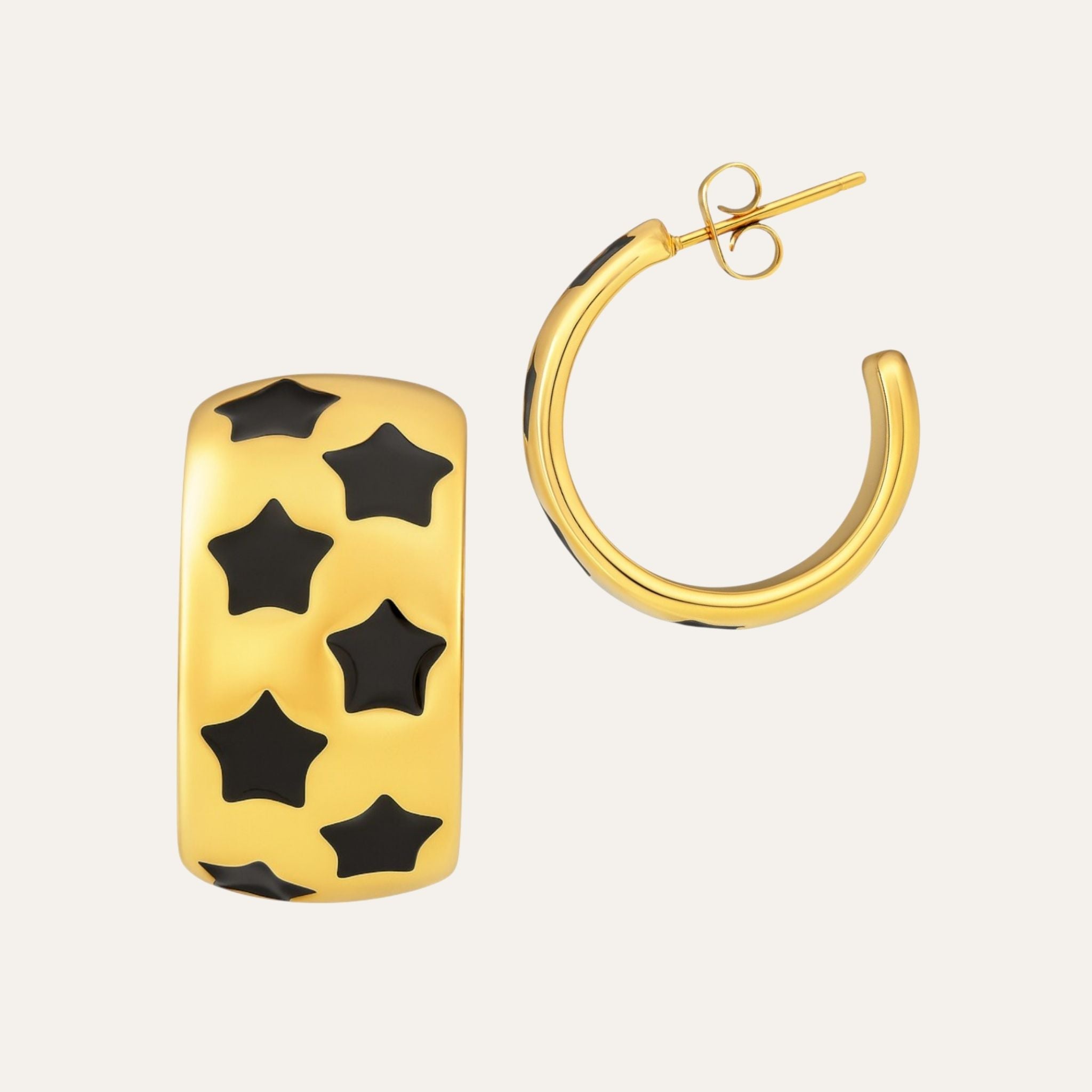 Stellar Noir Hoops N3VO