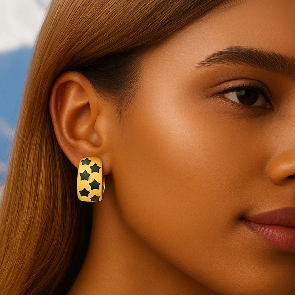 Stellar Noir Hoops N3VO