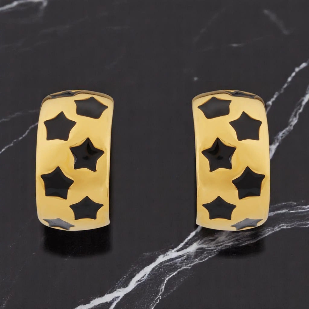 Stellar Noir Hoops N3VO