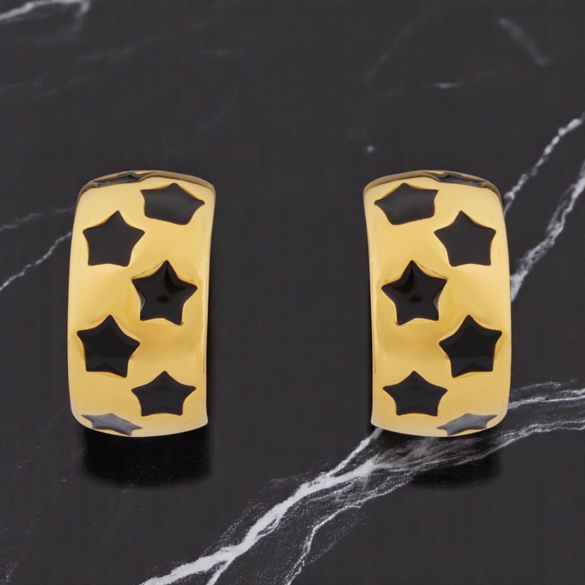 Stellar Noir Hoops N3VO