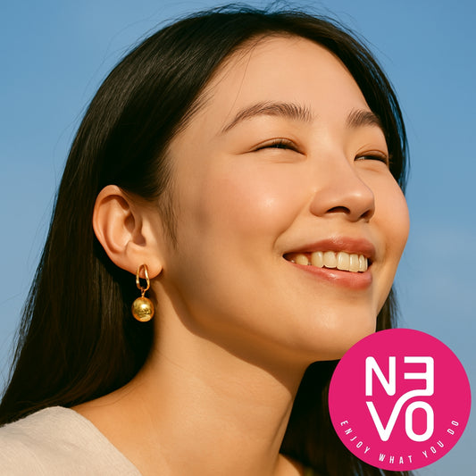 N3VO Solara Luxe Drop Earrings