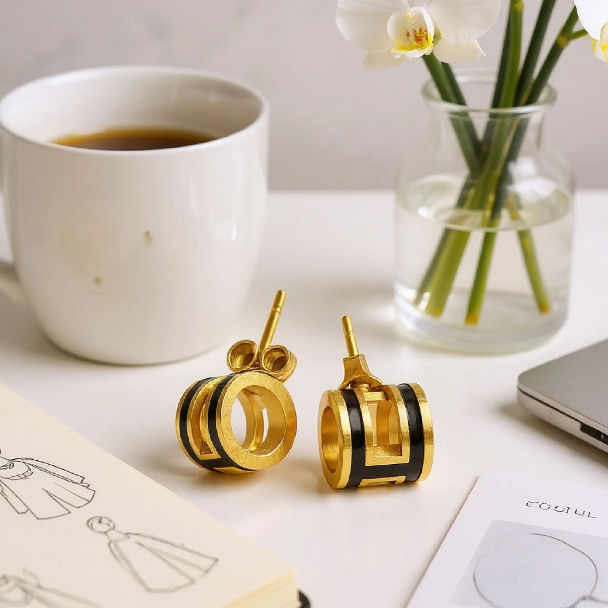 Enigma Stud Earrings N3VO