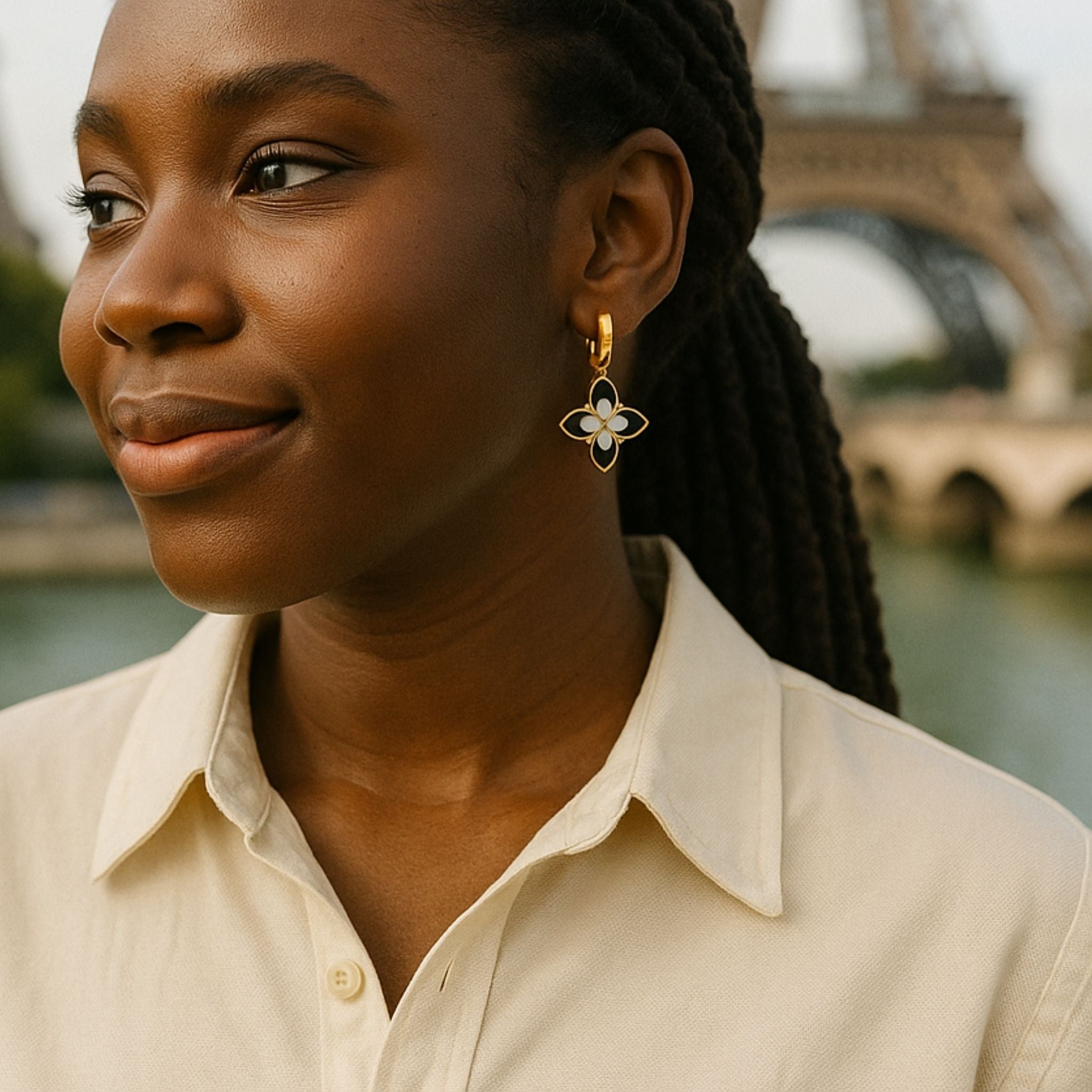 Noir Bloom Hoops N3VO