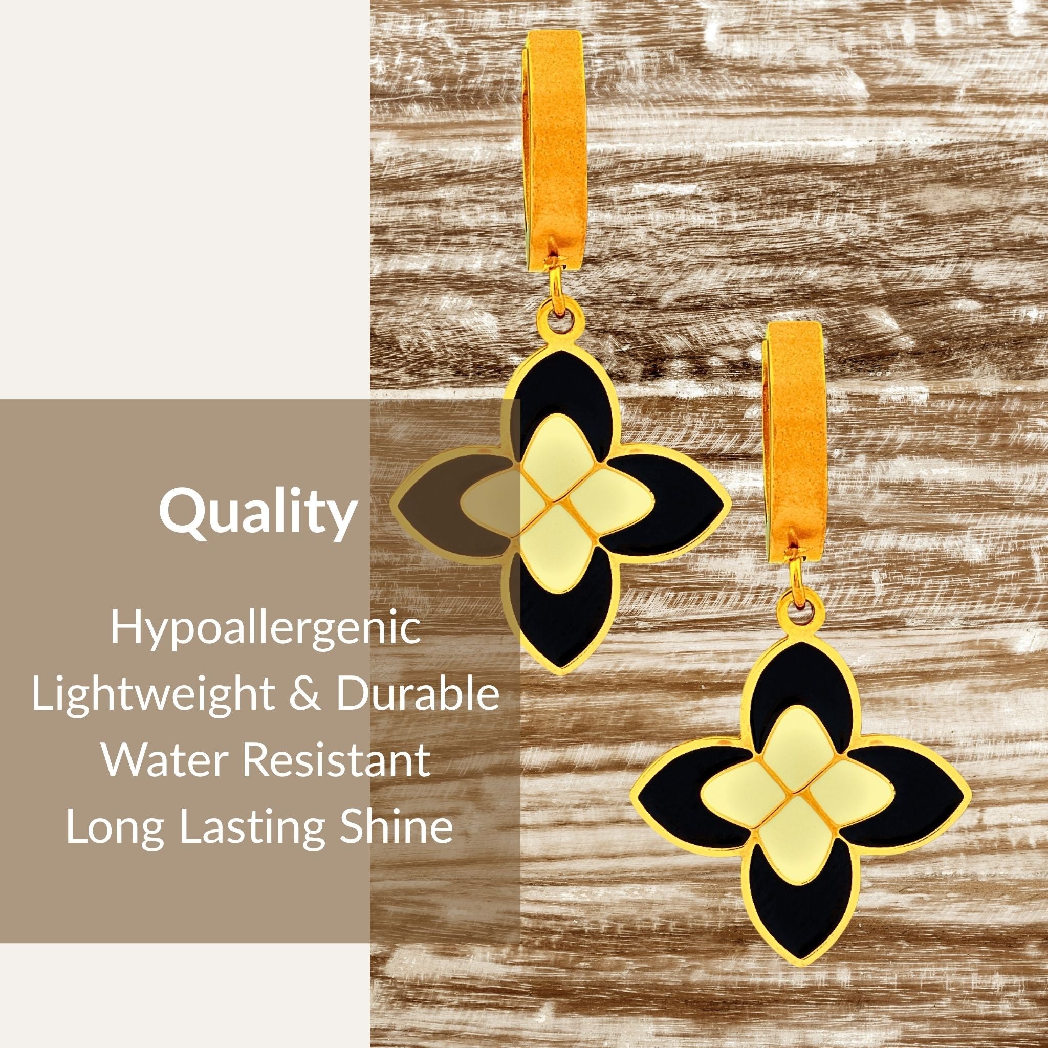 Noir Bloom Hoops N3VO