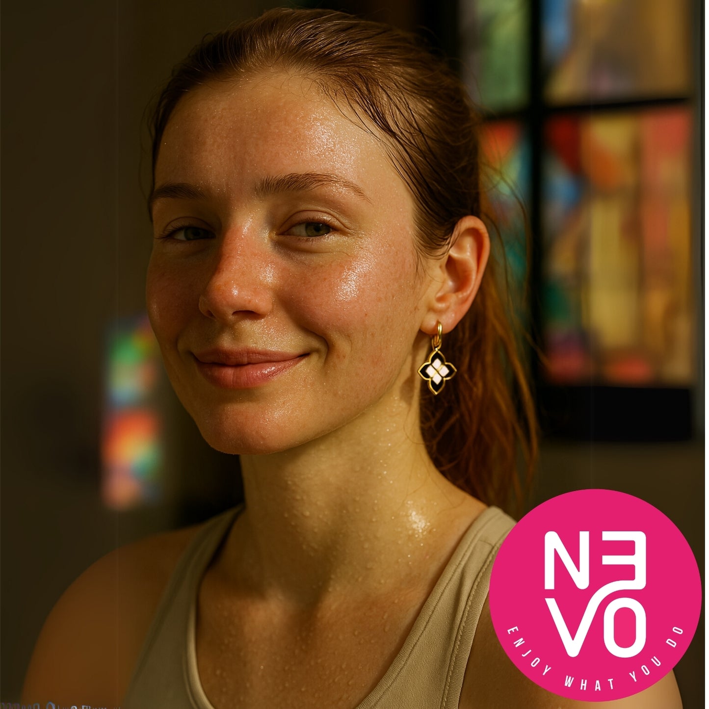 N3VO Noir Bloom Earrings