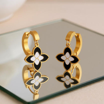 N3VO Noir Bloom Earrings