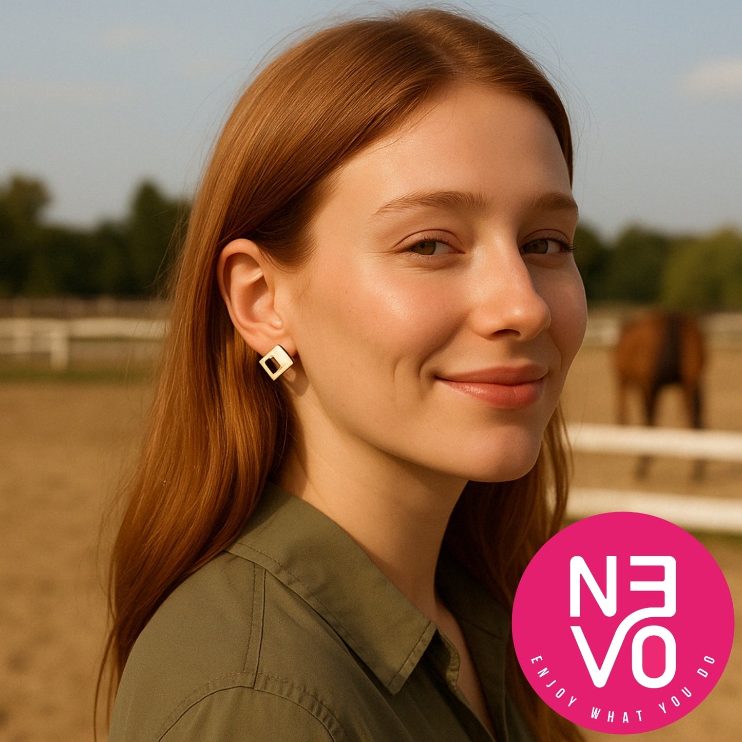 N3VO Pearl Prism Earrings