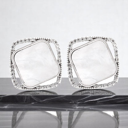 N3VO Luxe Pavé Earrings