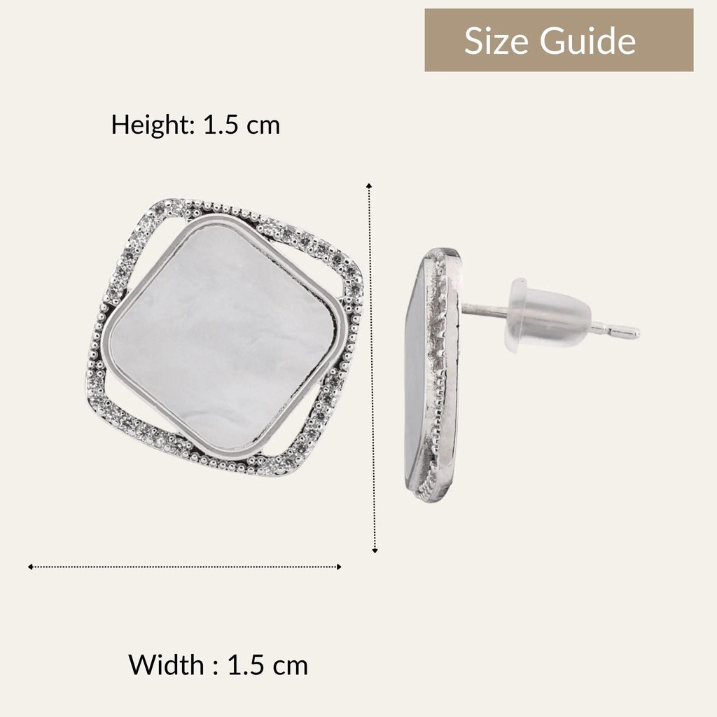 Luxe Pavé Studs N3VO