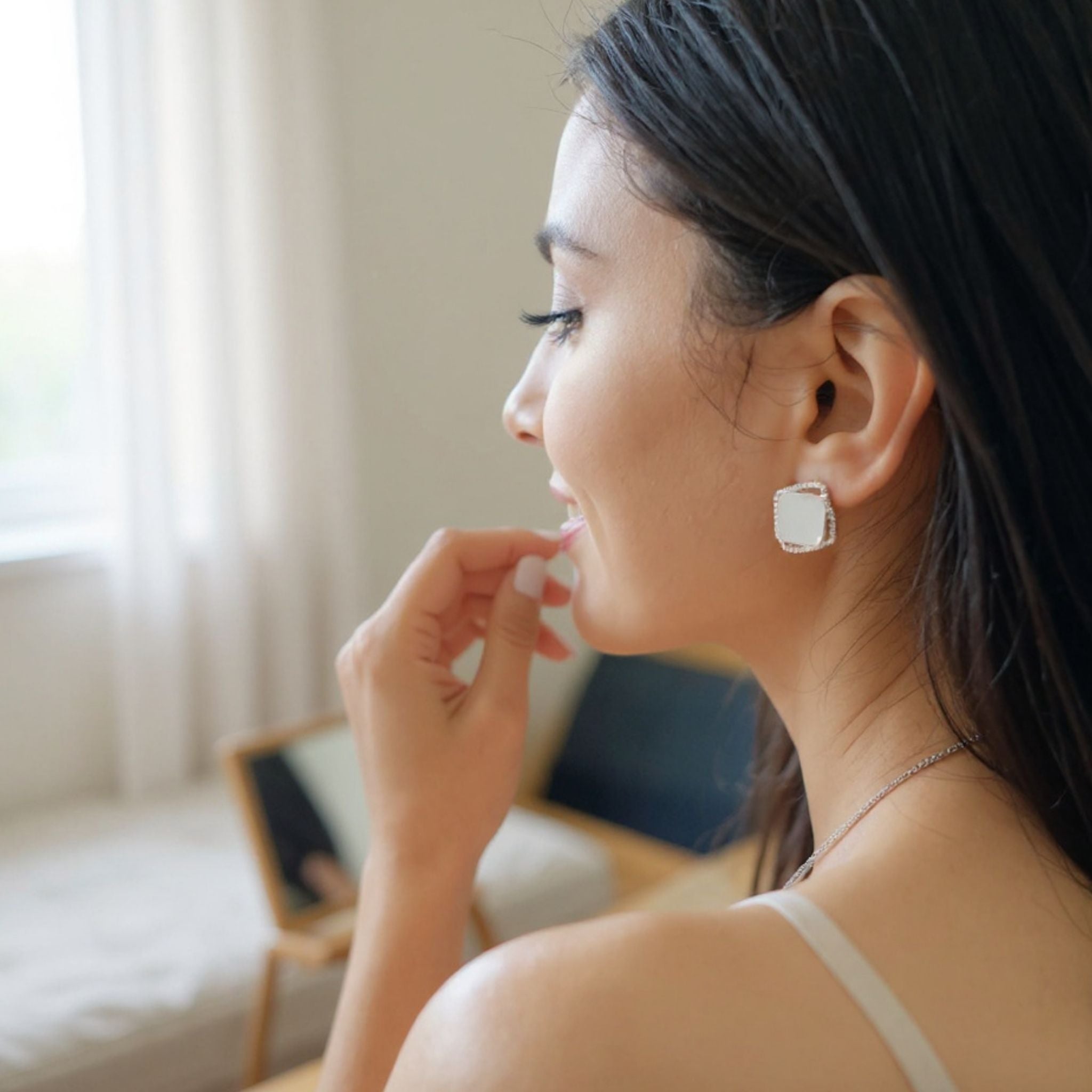 Luxe Pavé Studs N3VO