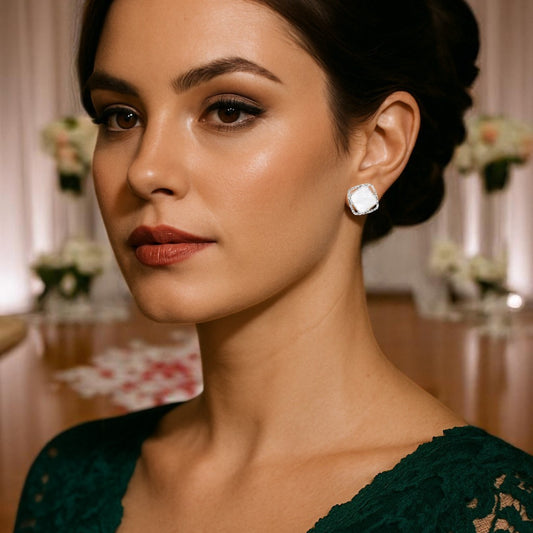 N3VO Luxe Pavé Earrings