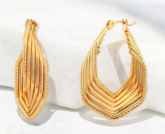Royale Crest Hoops