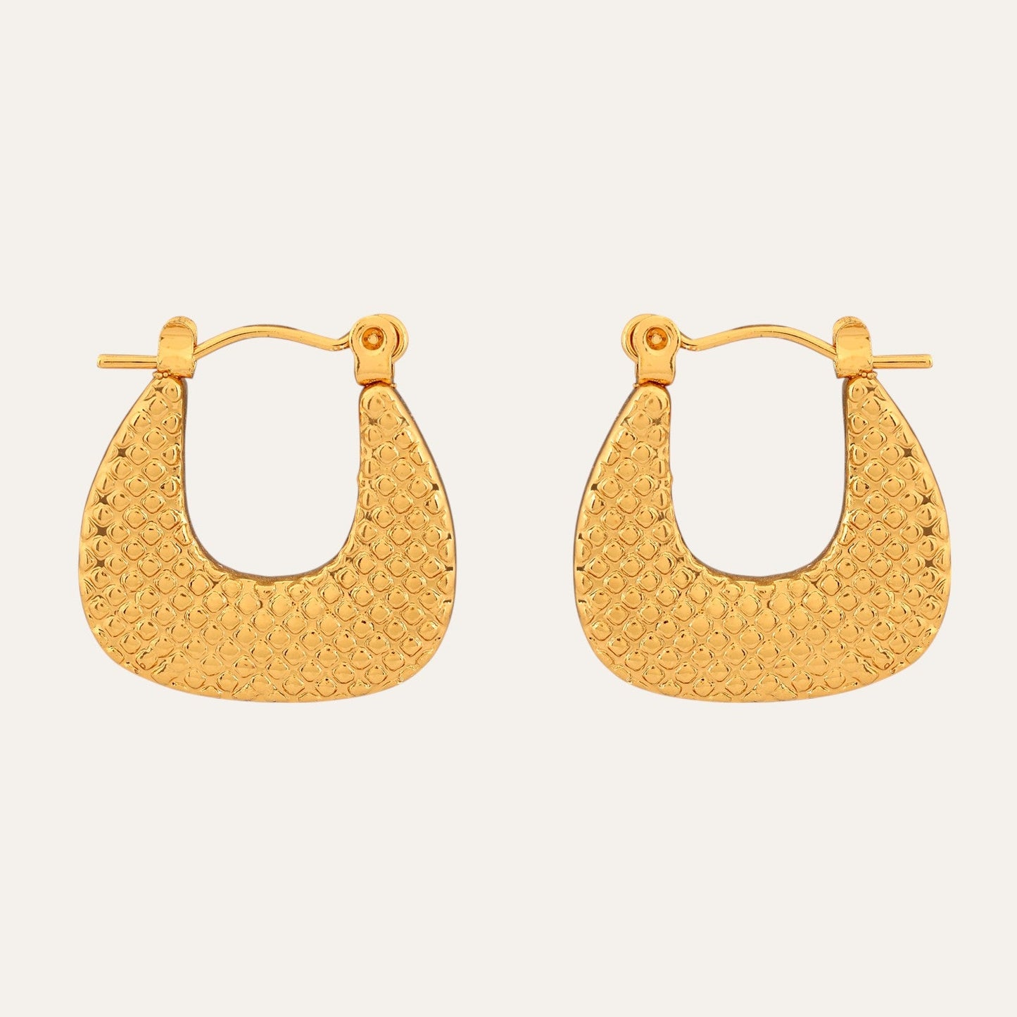 N3VO Imperial Crest Hoop Earrings