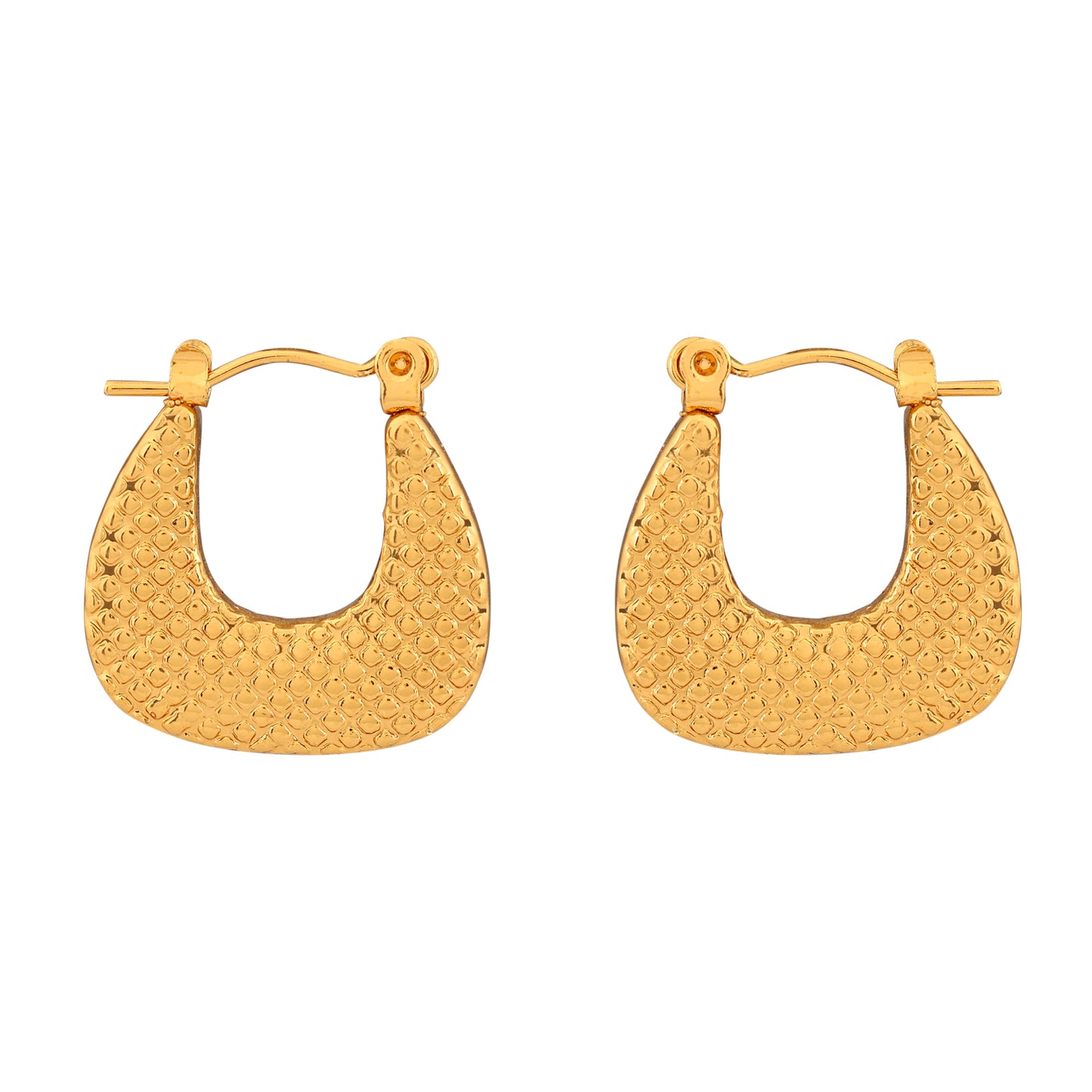 N3VO Imperial Crest Hoop Earrings