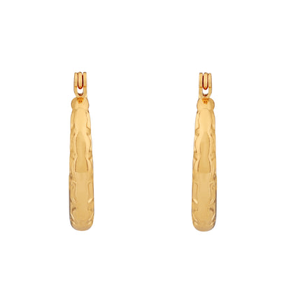 N3VO Gilded Mirage Hoop Earrings