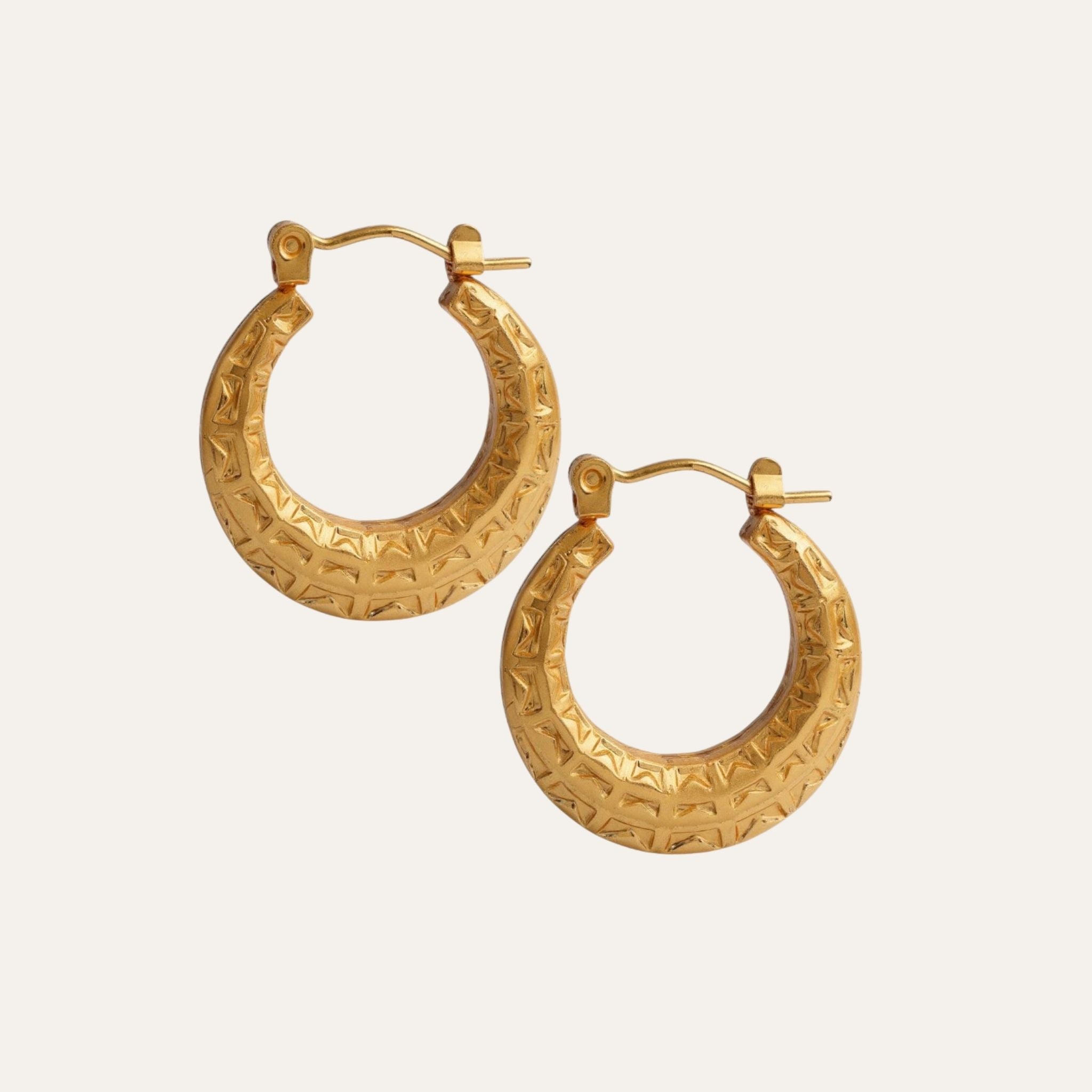 Gilded Mirage Hoops N3VO