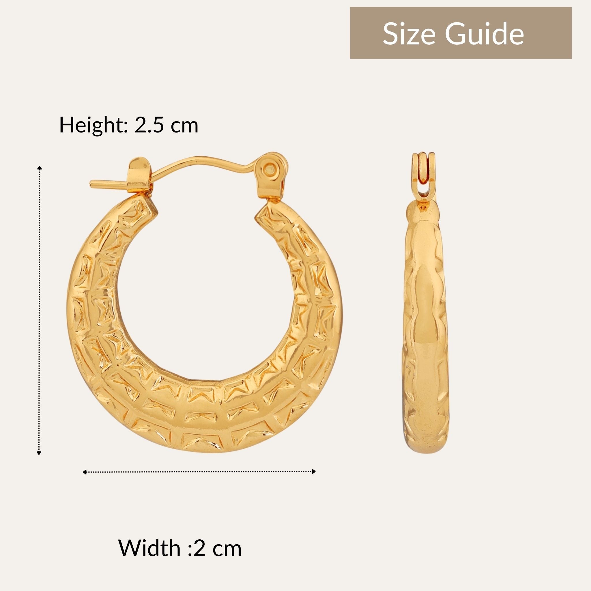 Gilded Mirage Hoops N3VO