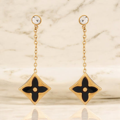N3VO Noir Luxe Dangle Earrings