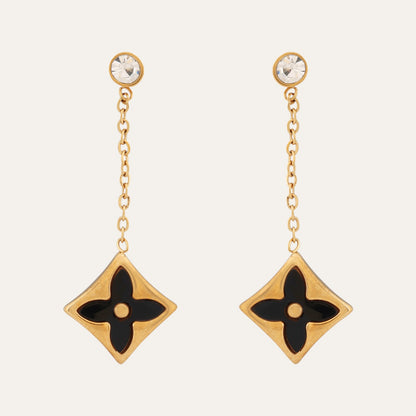 N3VO Noir Luxe Dangle Earrings