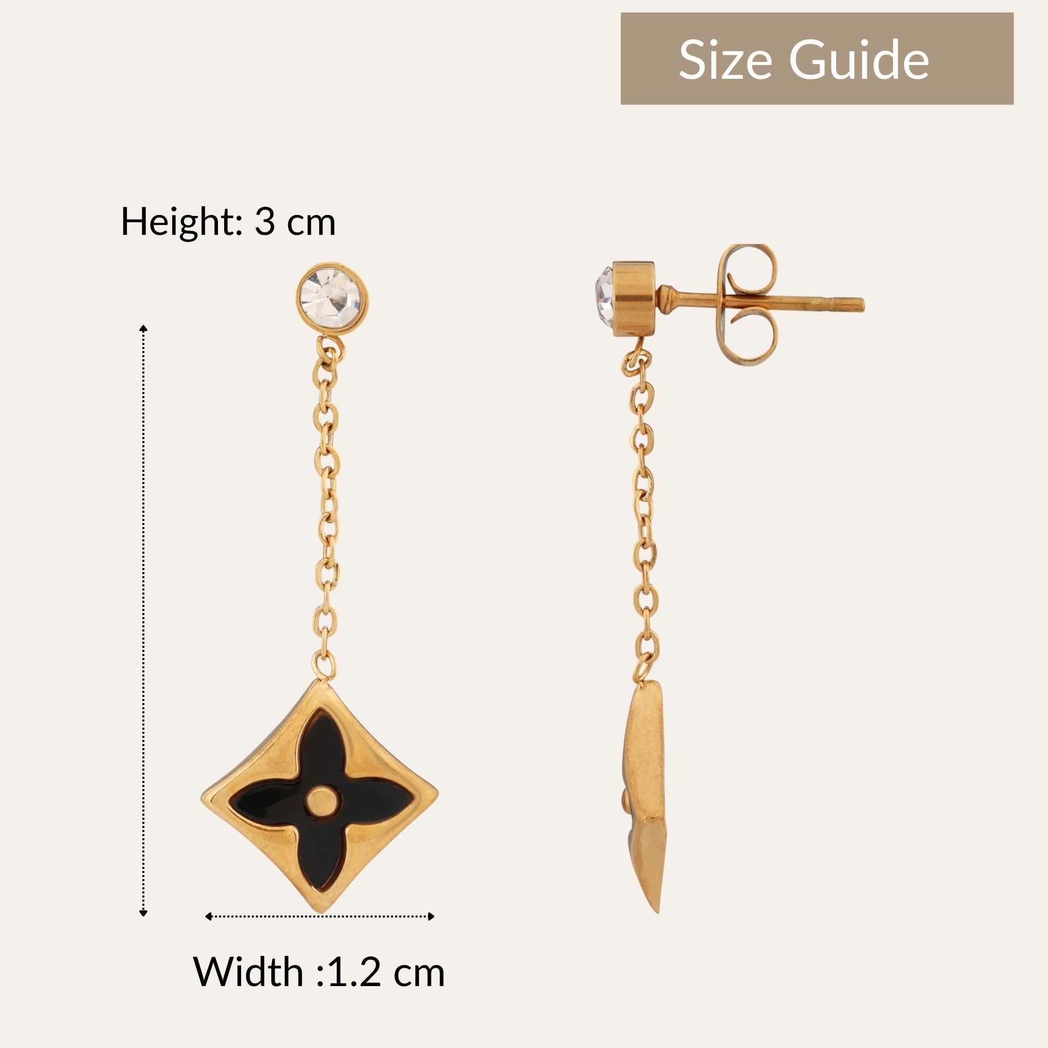 Noir Luxe Danglers N3VO