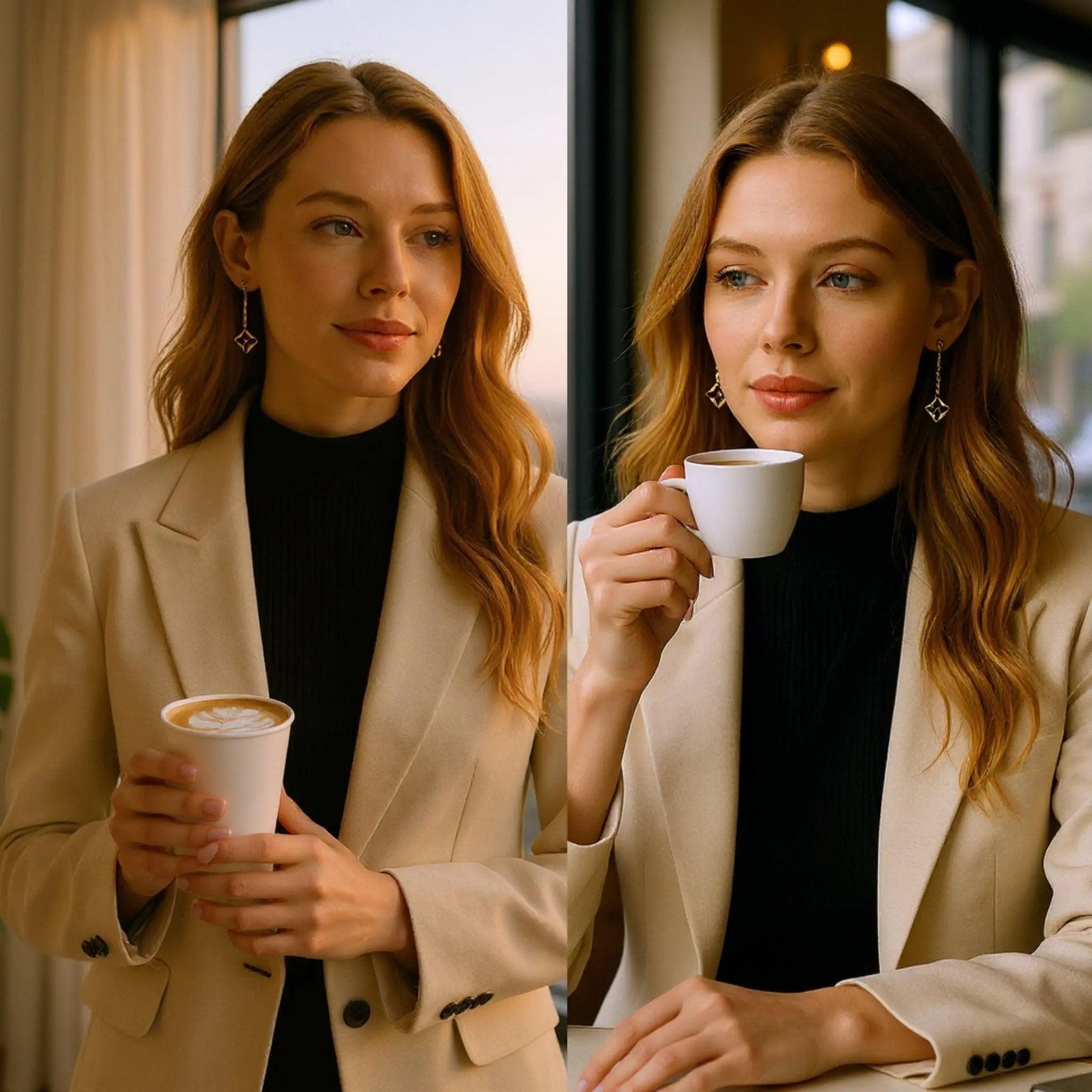 Noir Luxe Danglers N3VO