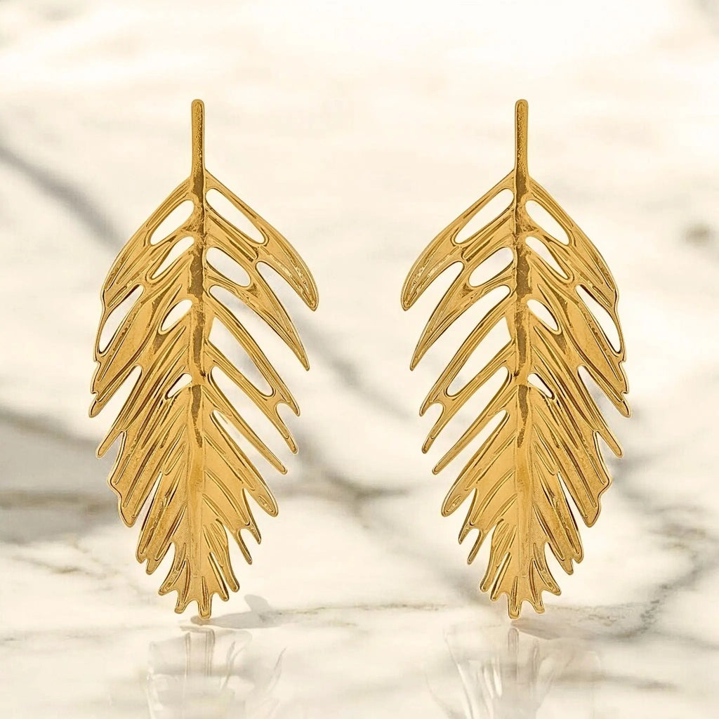 Golden Fern Studs N3VO