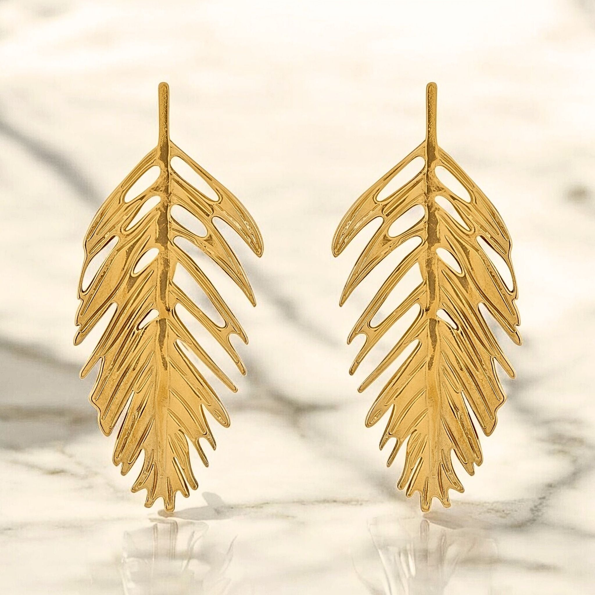 Golden Fern Studs N3VO
