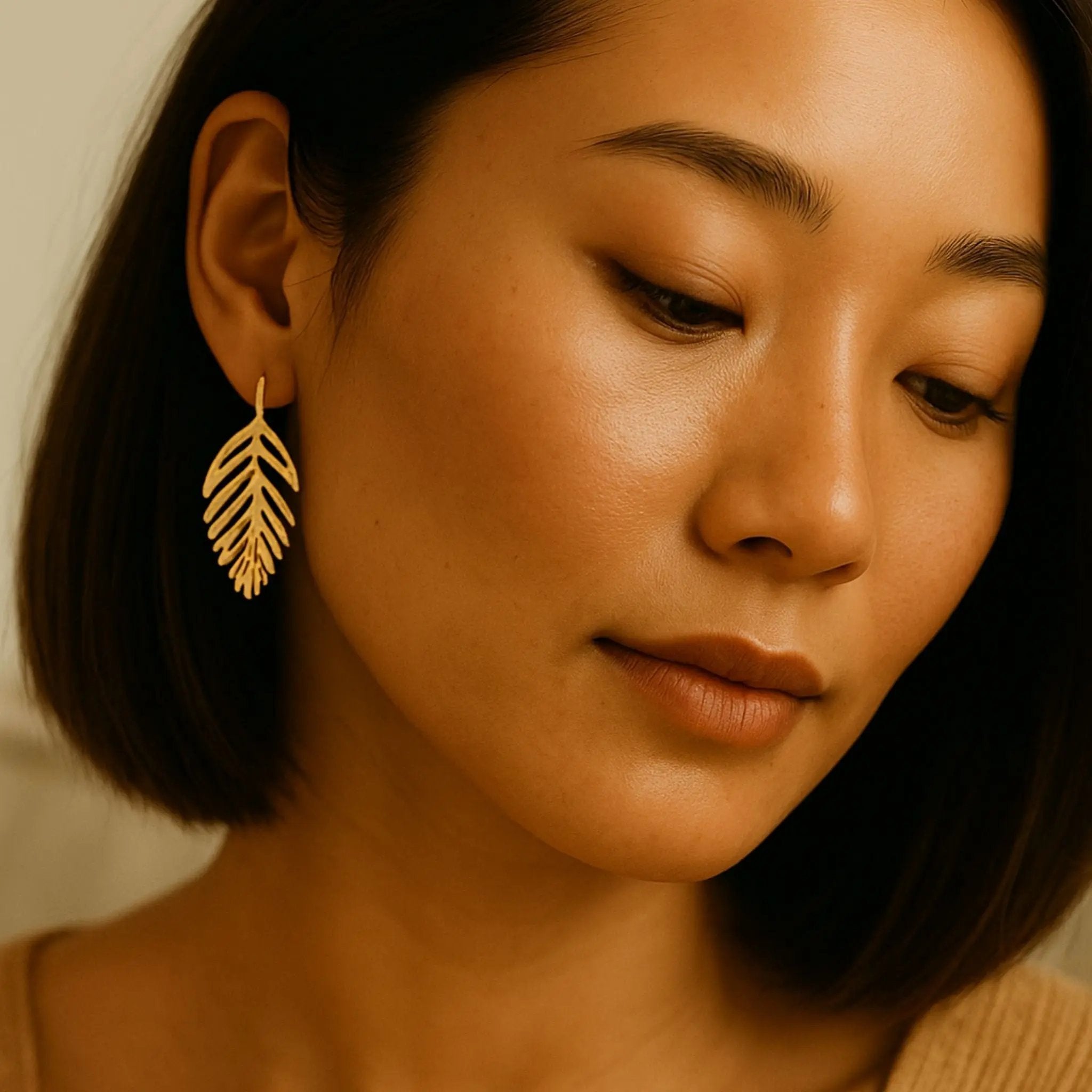 Golden Fern Studs N3VO