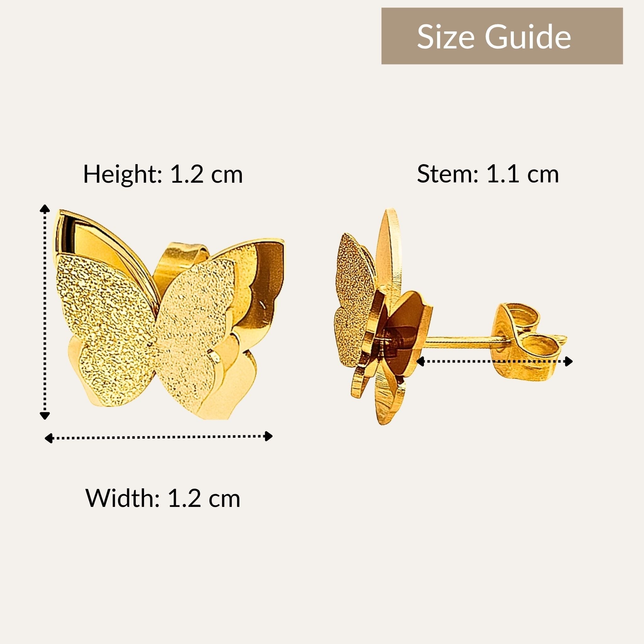 Papillon Glow Studs N3VO