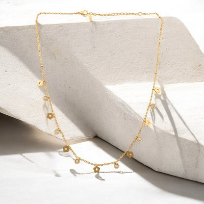N3VO Fleurita Charm Necklace
