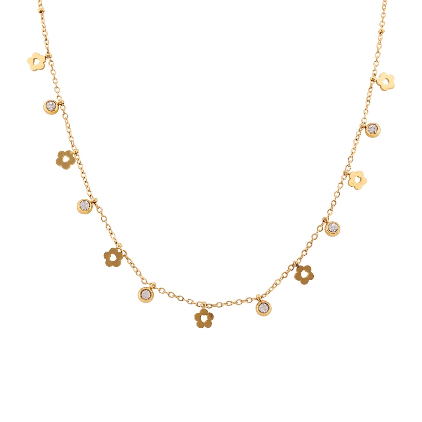 N3VO Fleurita Charm Necklace