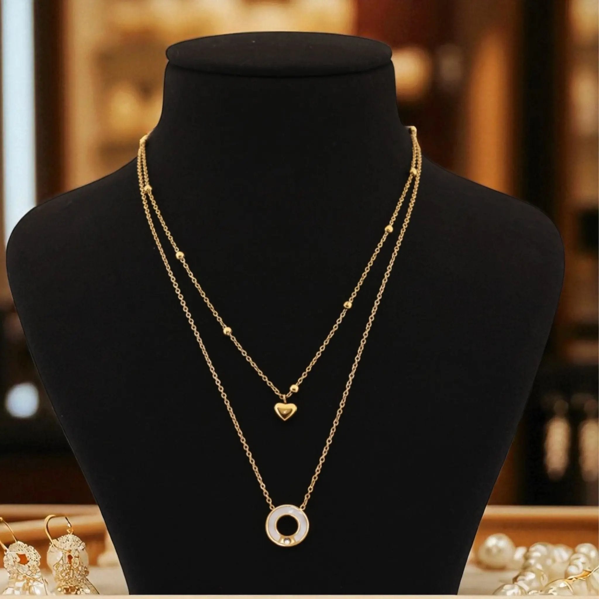 Halo Heart Necklace N3VO