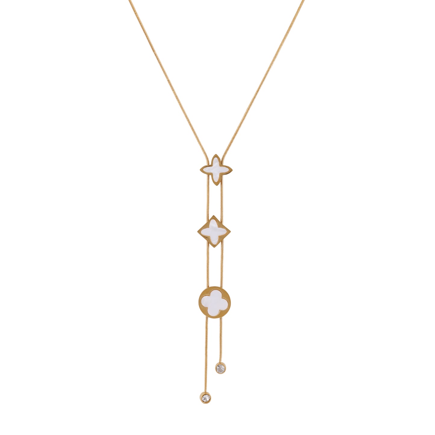 N3VO Elara Cascade Necklace