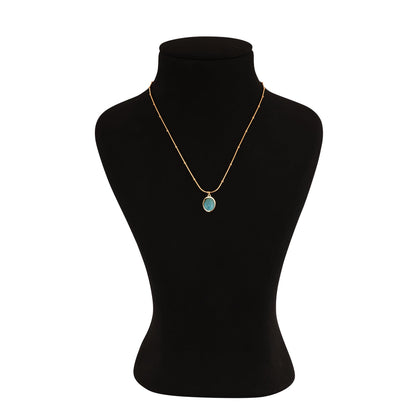 N3VO Azure Droplet Necklace