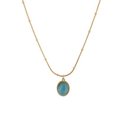 N3VO Azure Droplet Necklace