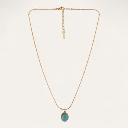 N3VO Azure Droplet Necklace