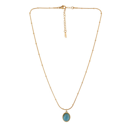 N3VO Azure Droplet Necklace