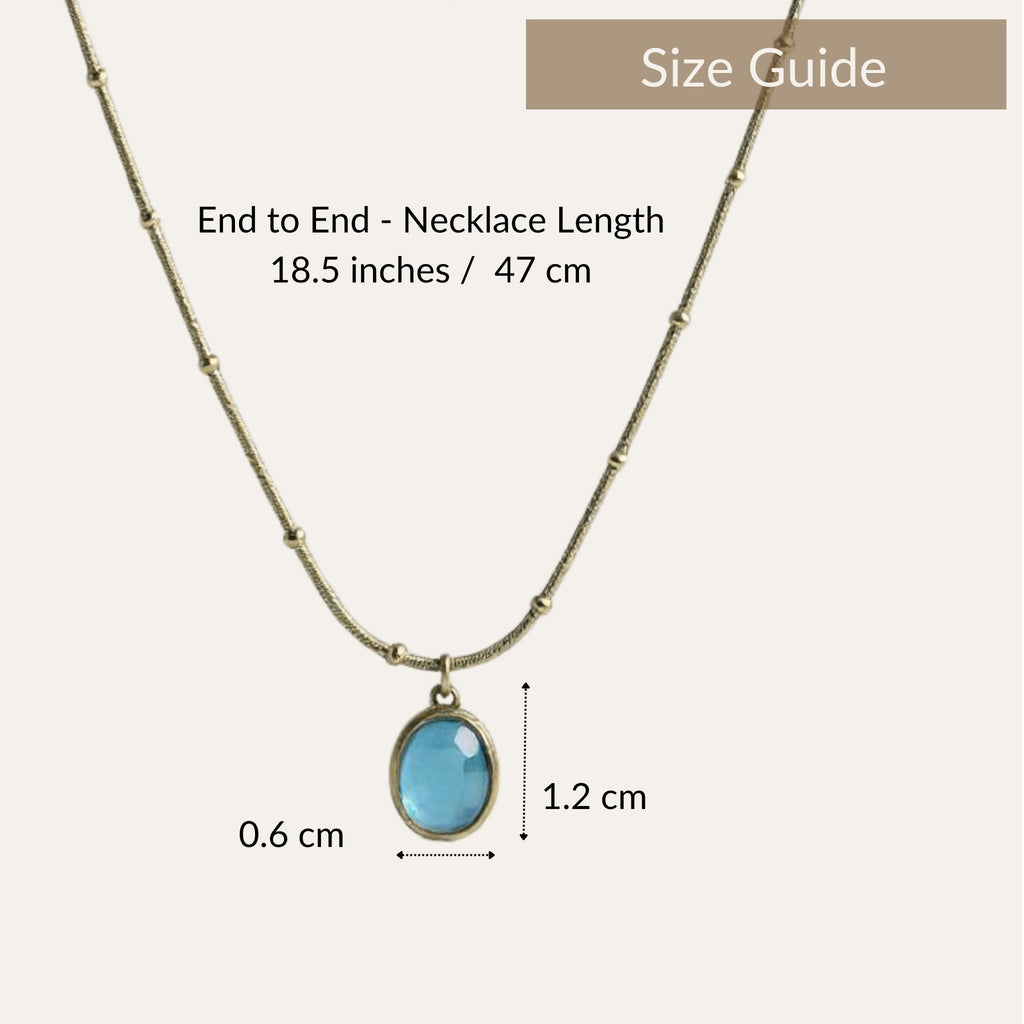 Azure Droplet Necklace N3VO