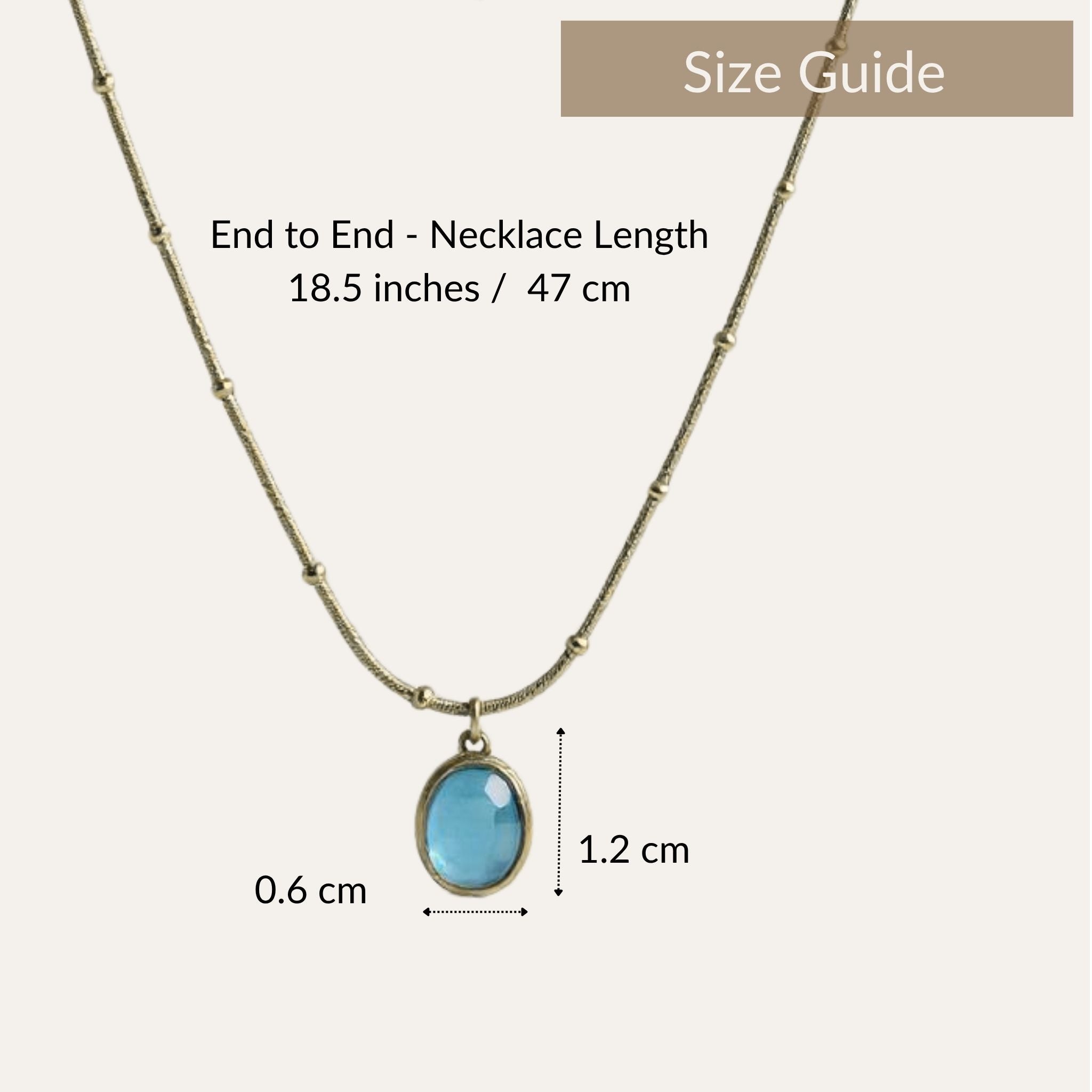 Azure Droplet Necklace N3VO