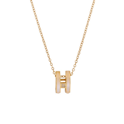 N3VO Embrace Ring Pendant Necklace