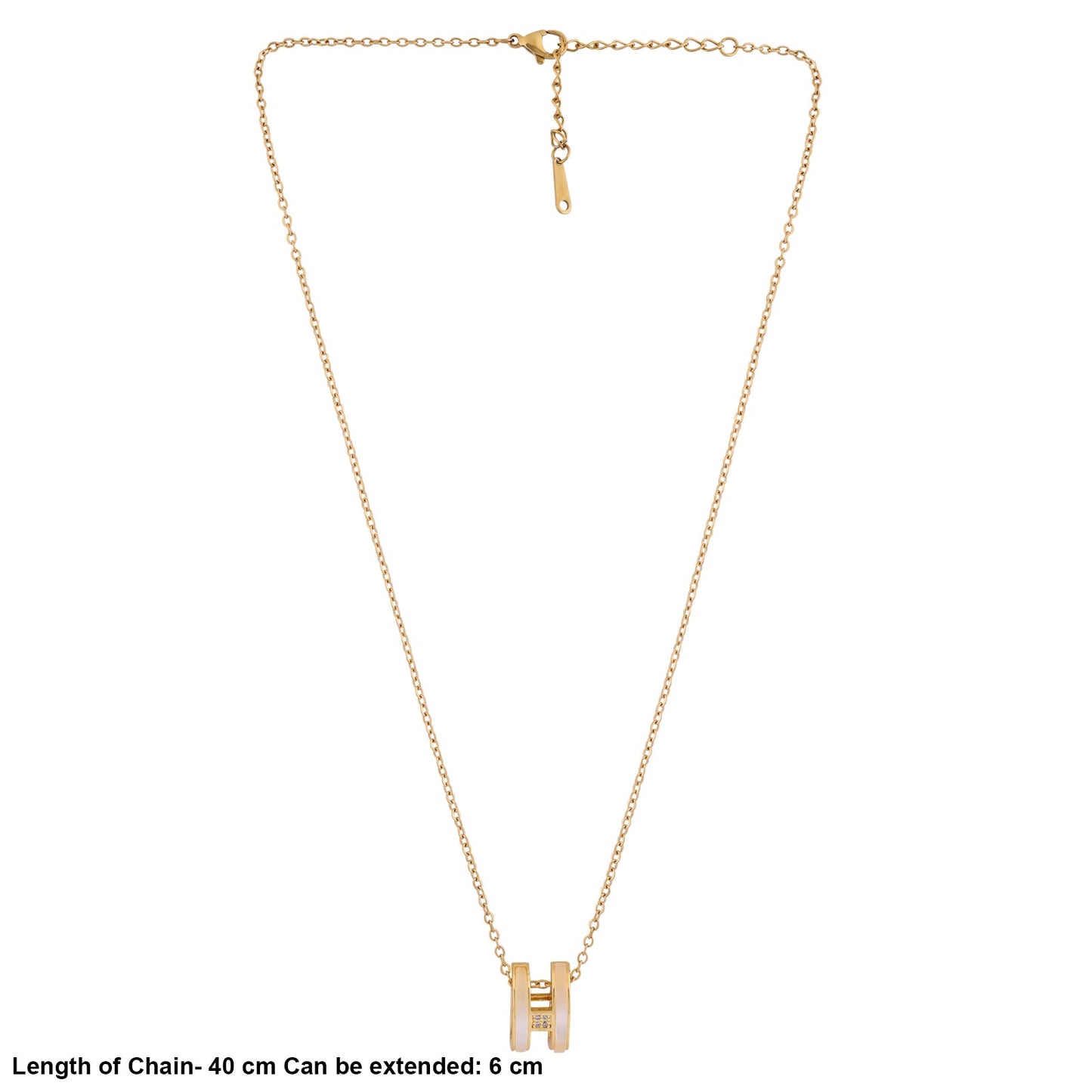 N3VO Embrace Ring Pendant Necklace