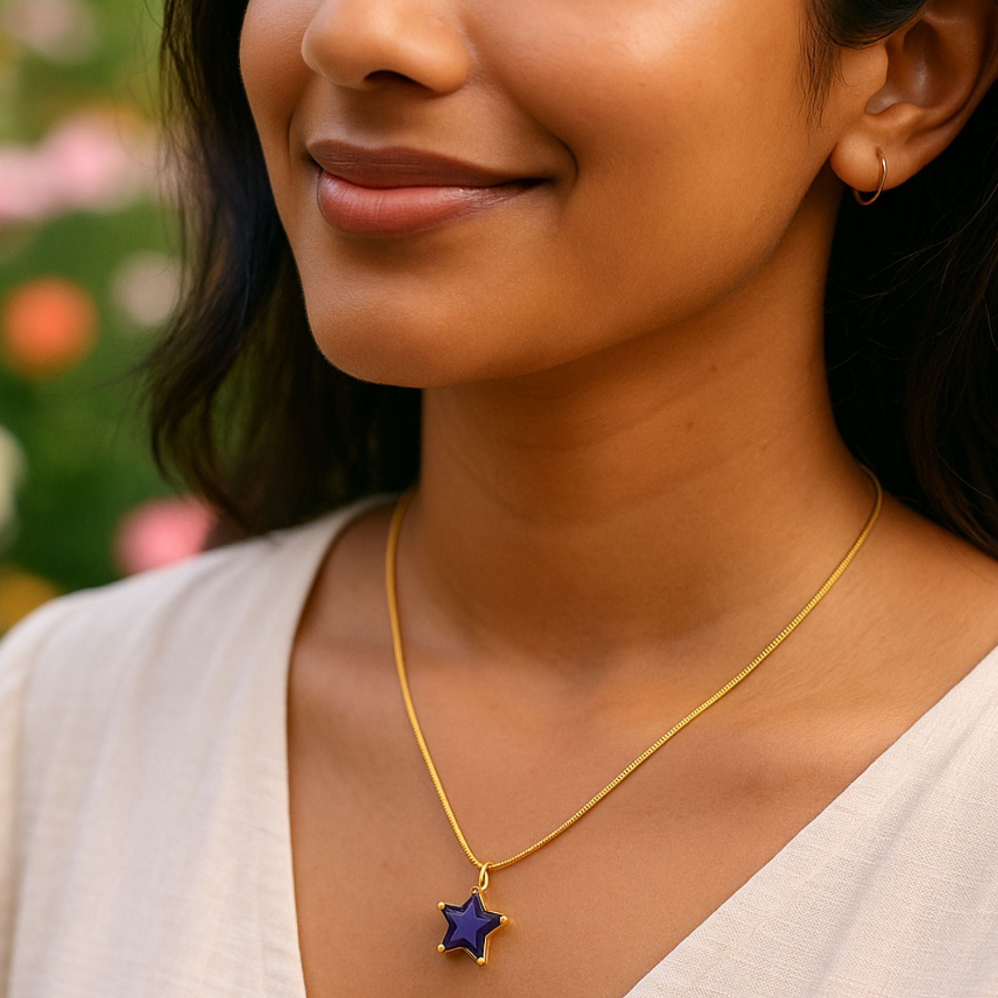 Celestial Blue Star Necklace N3VO