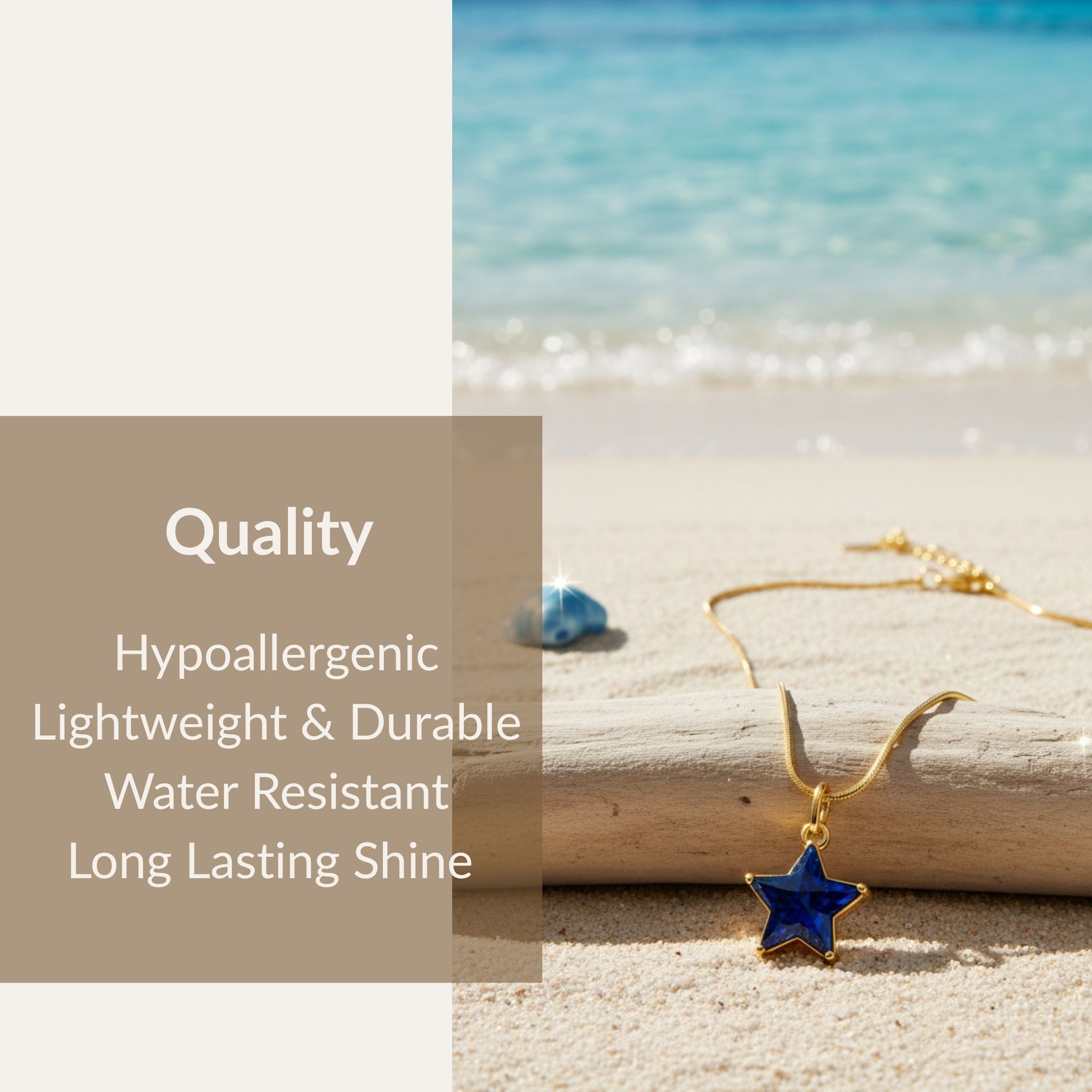 Celestial Blue Star Necklace N3VO