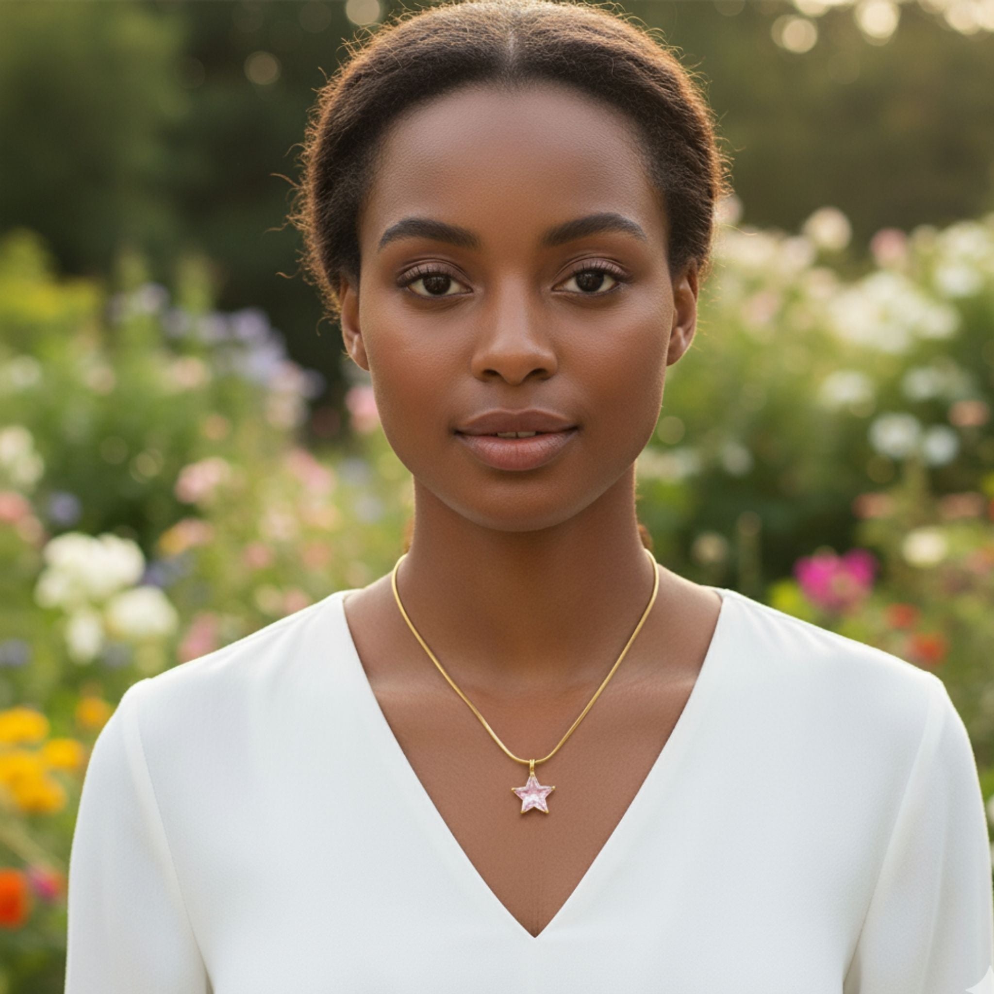 Blush Star  Necklace N3VO